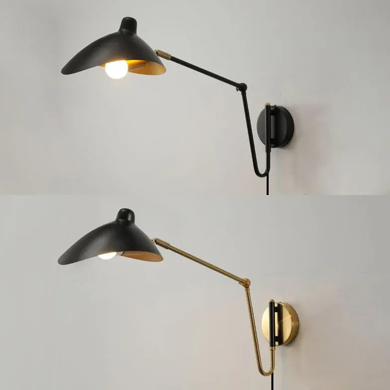 Adjustable Swing Arm Industrial Reading Light