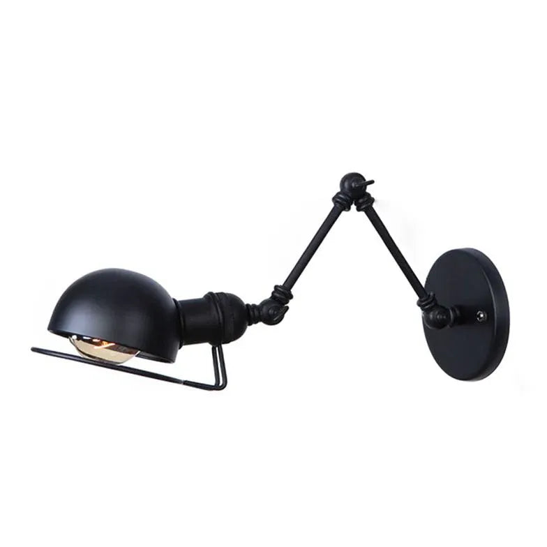 Matte black Adjustable industrial Reading Light