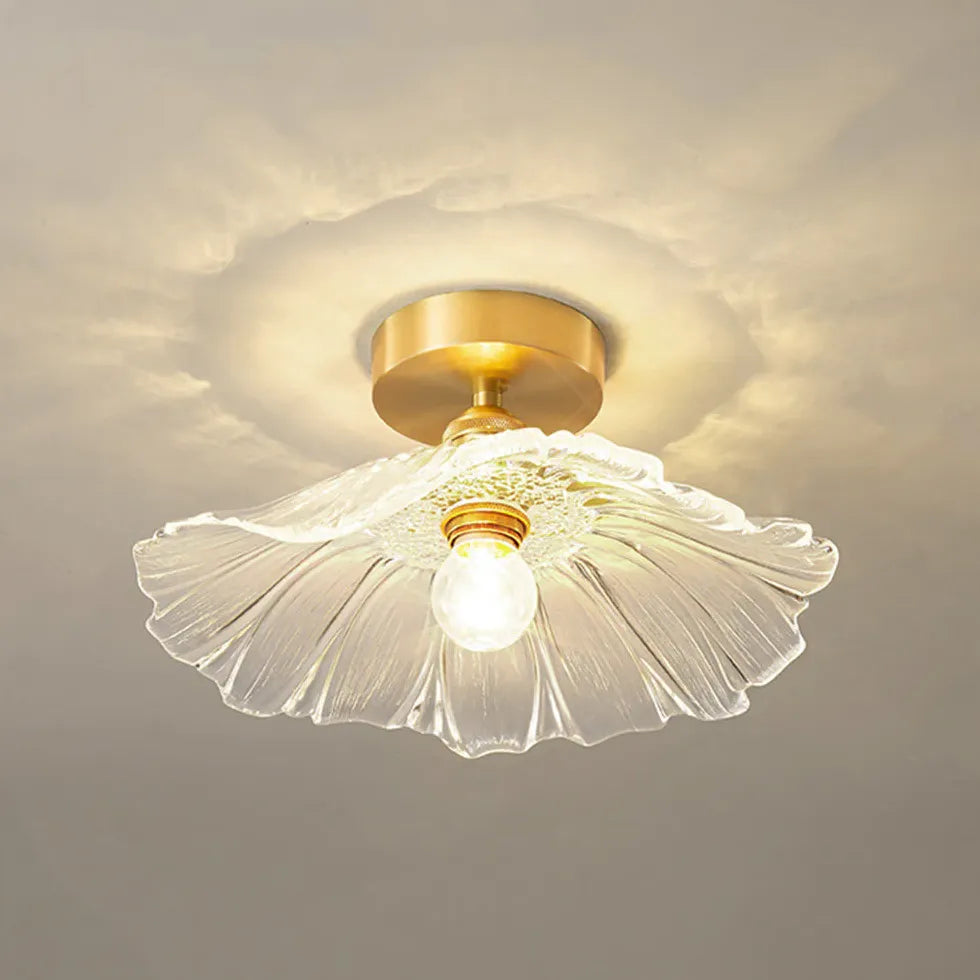 Petal Luxury Modern Glass Flush Ceiling Lights