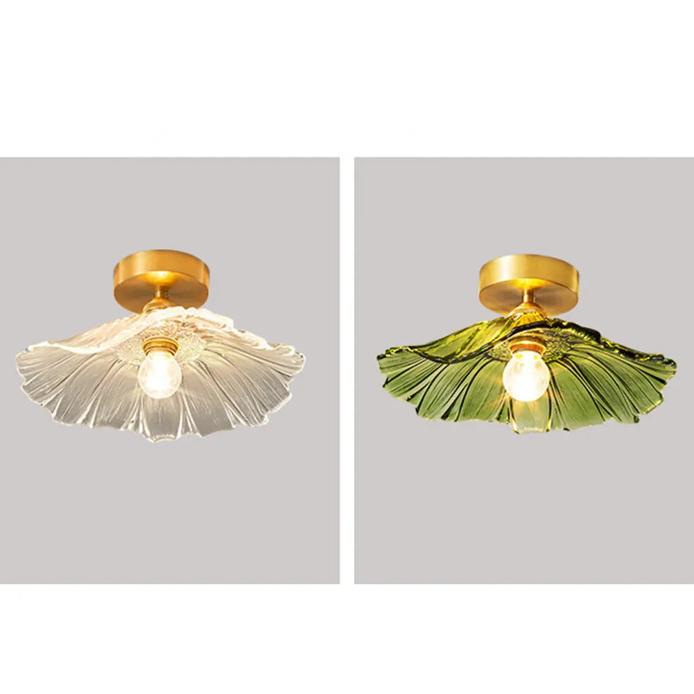 Petal Luxury Modern Glass Flush Ceiling Lights