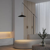 Cantilever Black Minimalist Plug-in Stehlampe