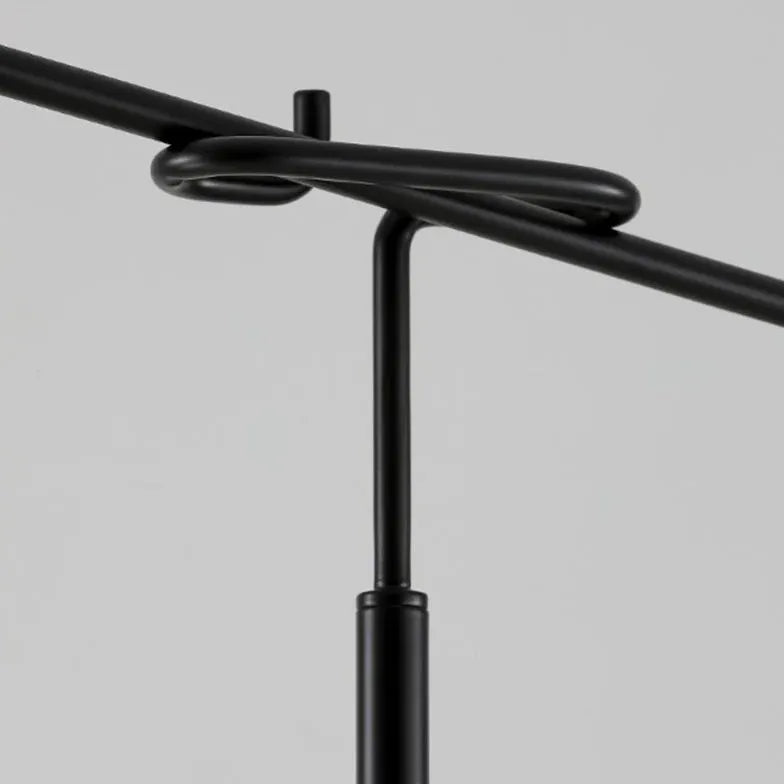 Cantilever Black Minimalist Plug-in Stehlampe