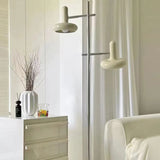 White Dual-Head Minimalist Floor Lamp