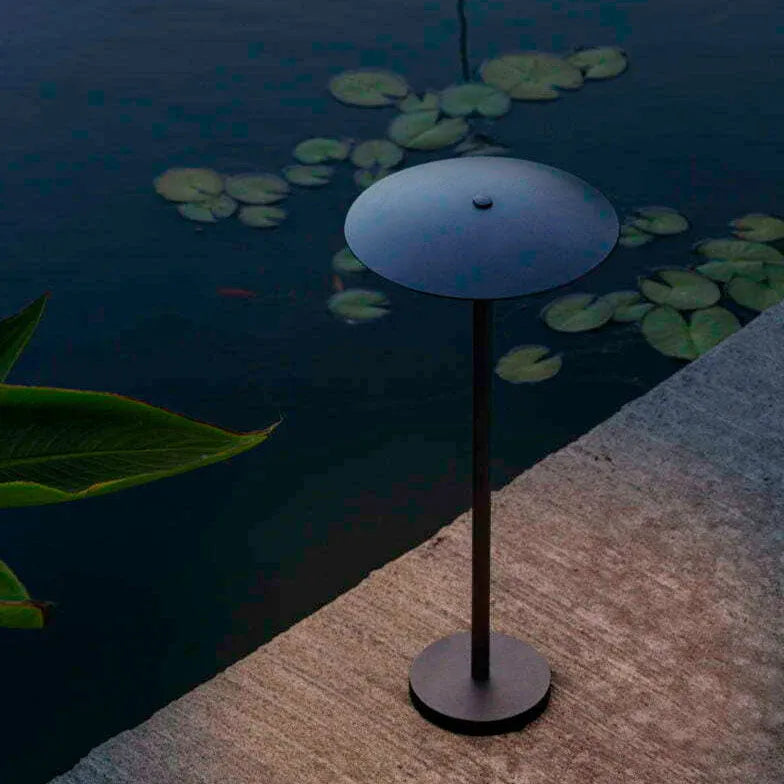 Disc Shaped Top Garden Bollard Lights