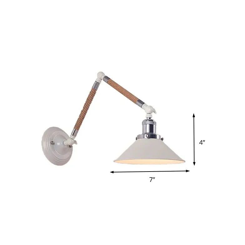 White Conical Countryside  Reading Light