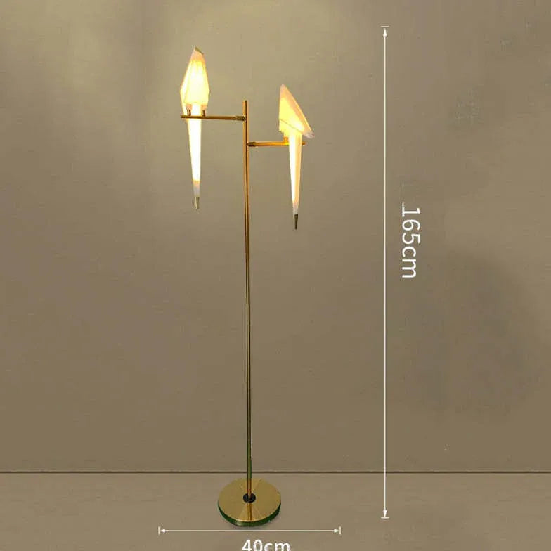 Vogelförmige dekorative Metallkünstlerlampe