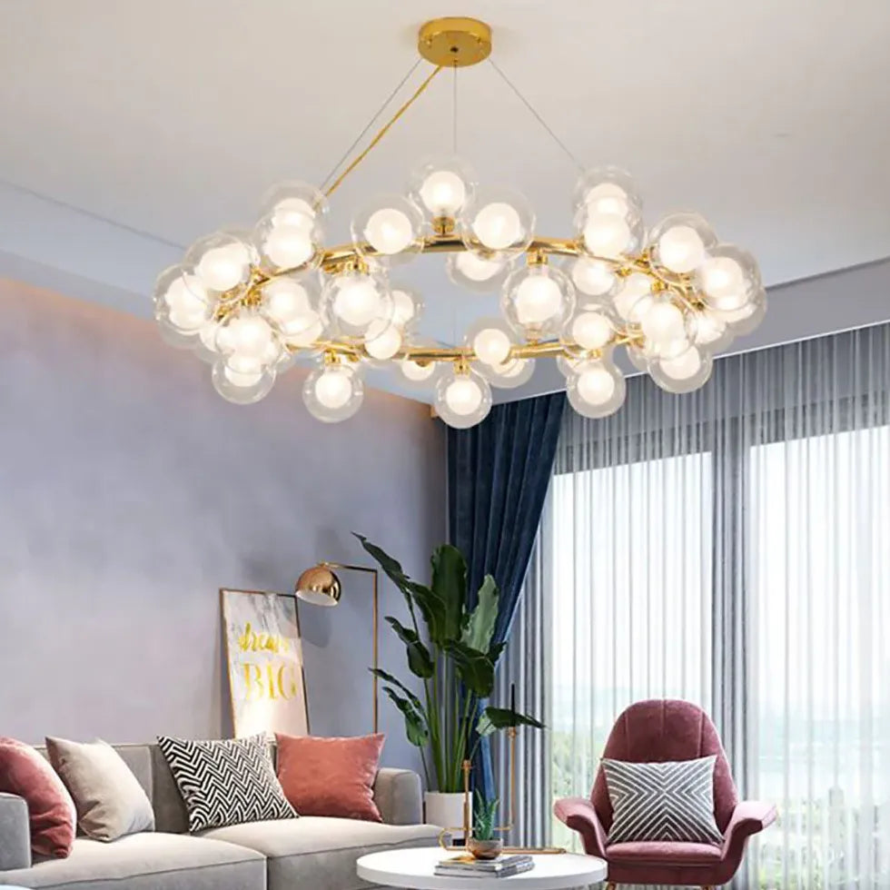 Cluster Pendelleuchte Glas modern nordisch minimalistisch - Clowas.de