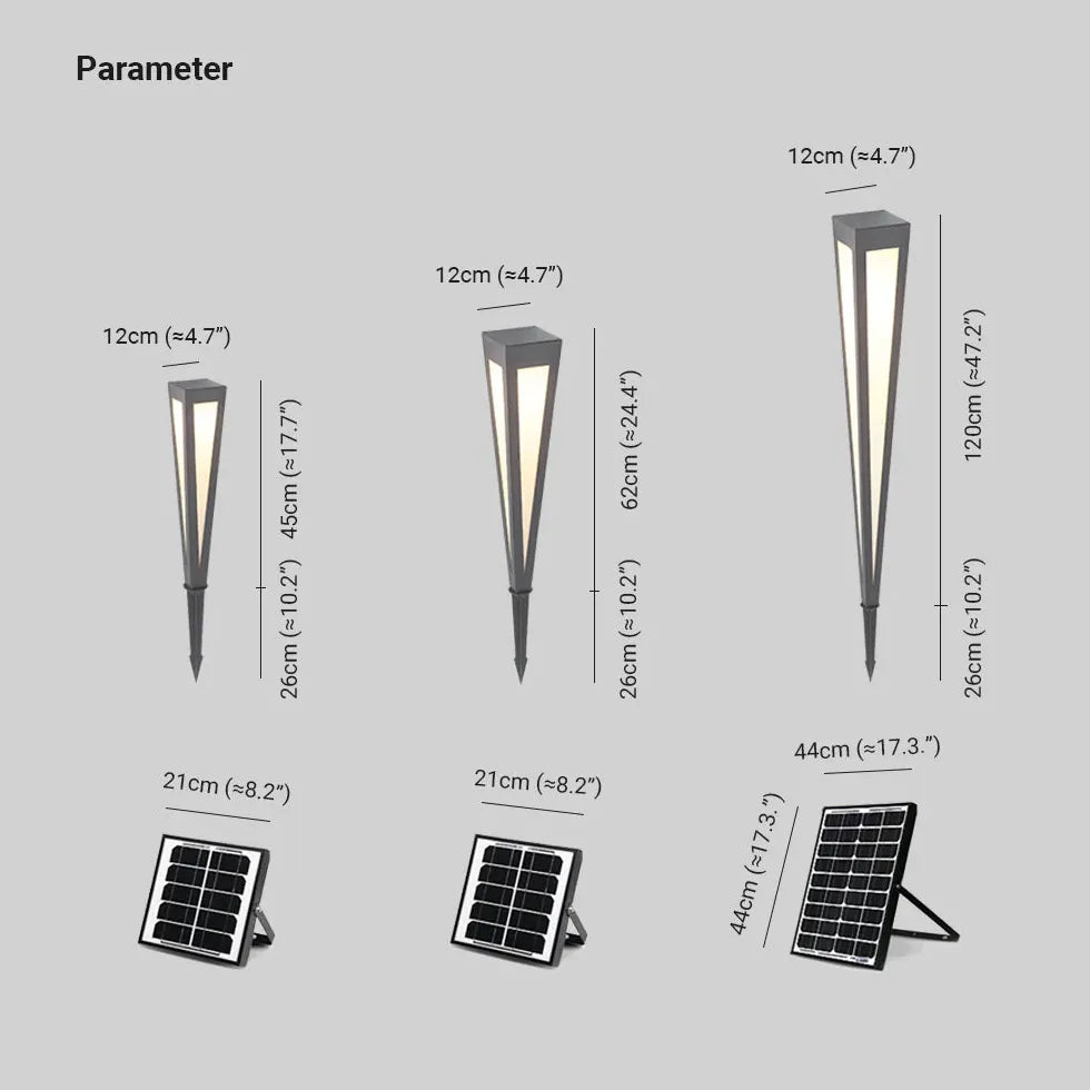 LED Solar Bodenstrahler Outdoor Garten Wasserdicht