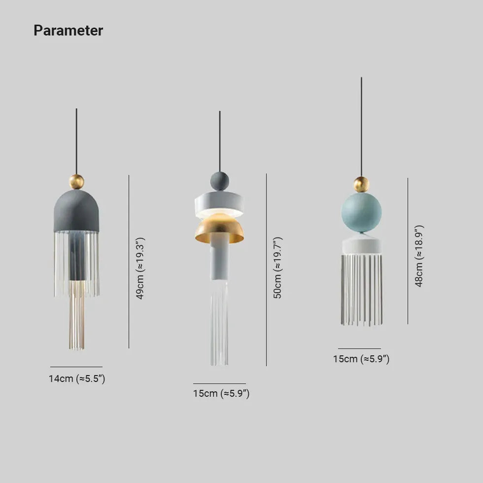 Quasten-förmiges Metall moderner Essanhänger Licht