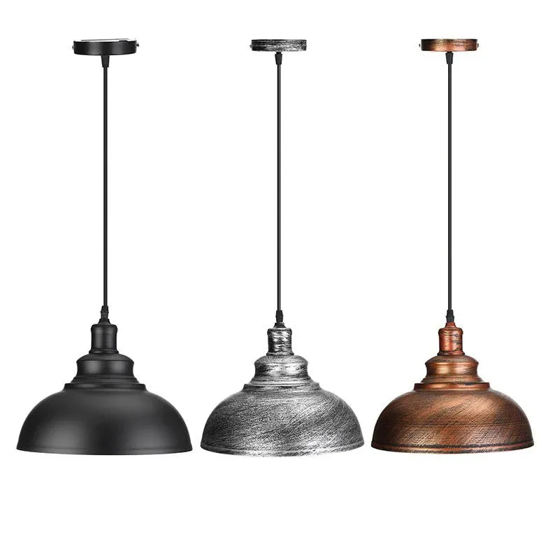 Semi-Sphere Vintage Industrial Pendant Light