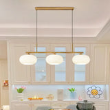Esszimmer Hängelampe LED Glas weiß modern - Clowas.de