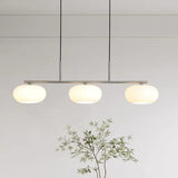 Esszimmer Hängelampe LED Glas weiß modern - Clowas.de
