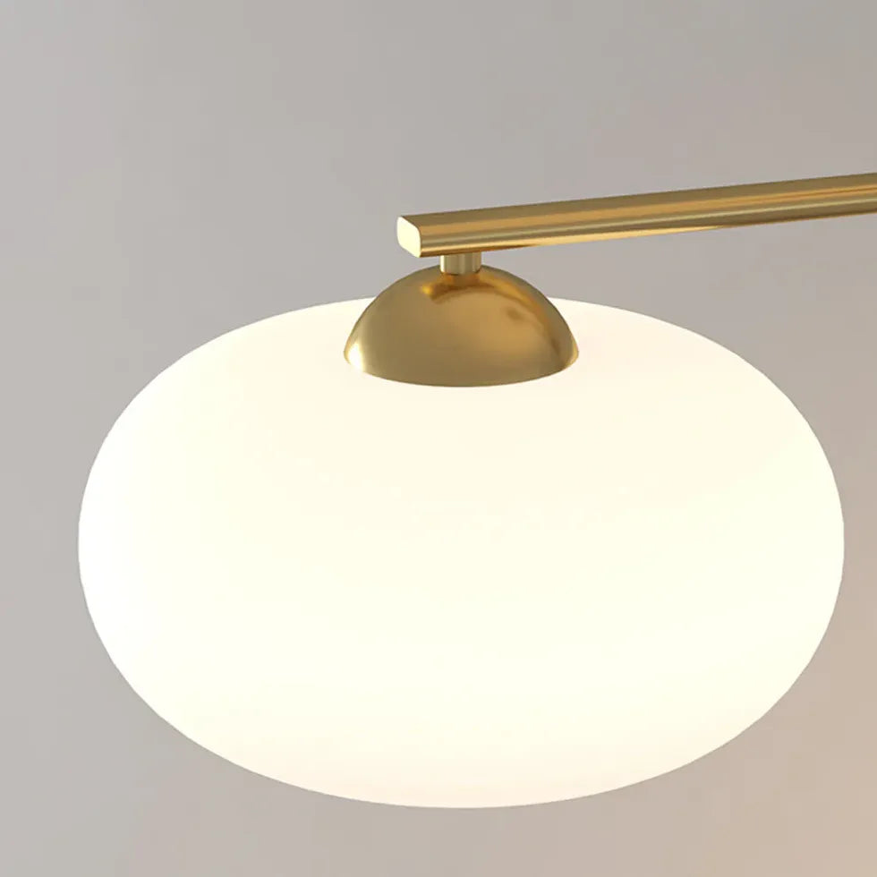 Esszimmer Hängelampe LED Glas weiß modern - Clowas.de