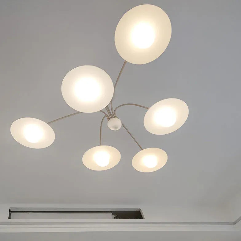 Decken Pendelleuchte Wohnzimmer in nordischem weißen Stil - Clowas.de