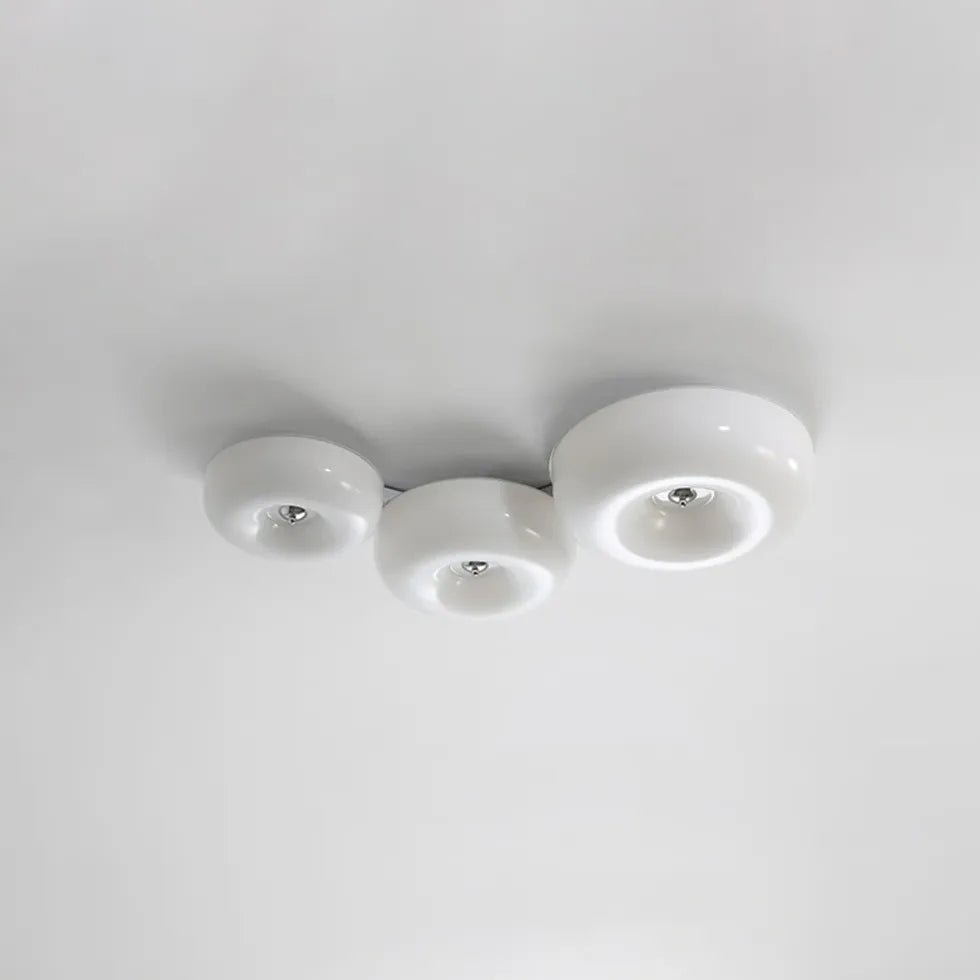 Deckenleuchte Gelb im Bauhaus-Stil mit Glas - Clowas.de