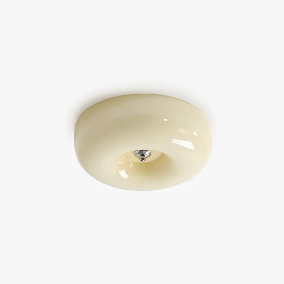 Deckenleuchte Gelb im Bauhaus-Stil mit Glas - Clowas.de