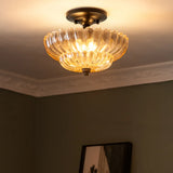 Deckenleuchte Glas flach im nordischen Luxusdesign - Clowas.de