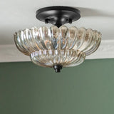 Deckenleuchte Glas flach im nordischen Luxusdesign - Clowas.de