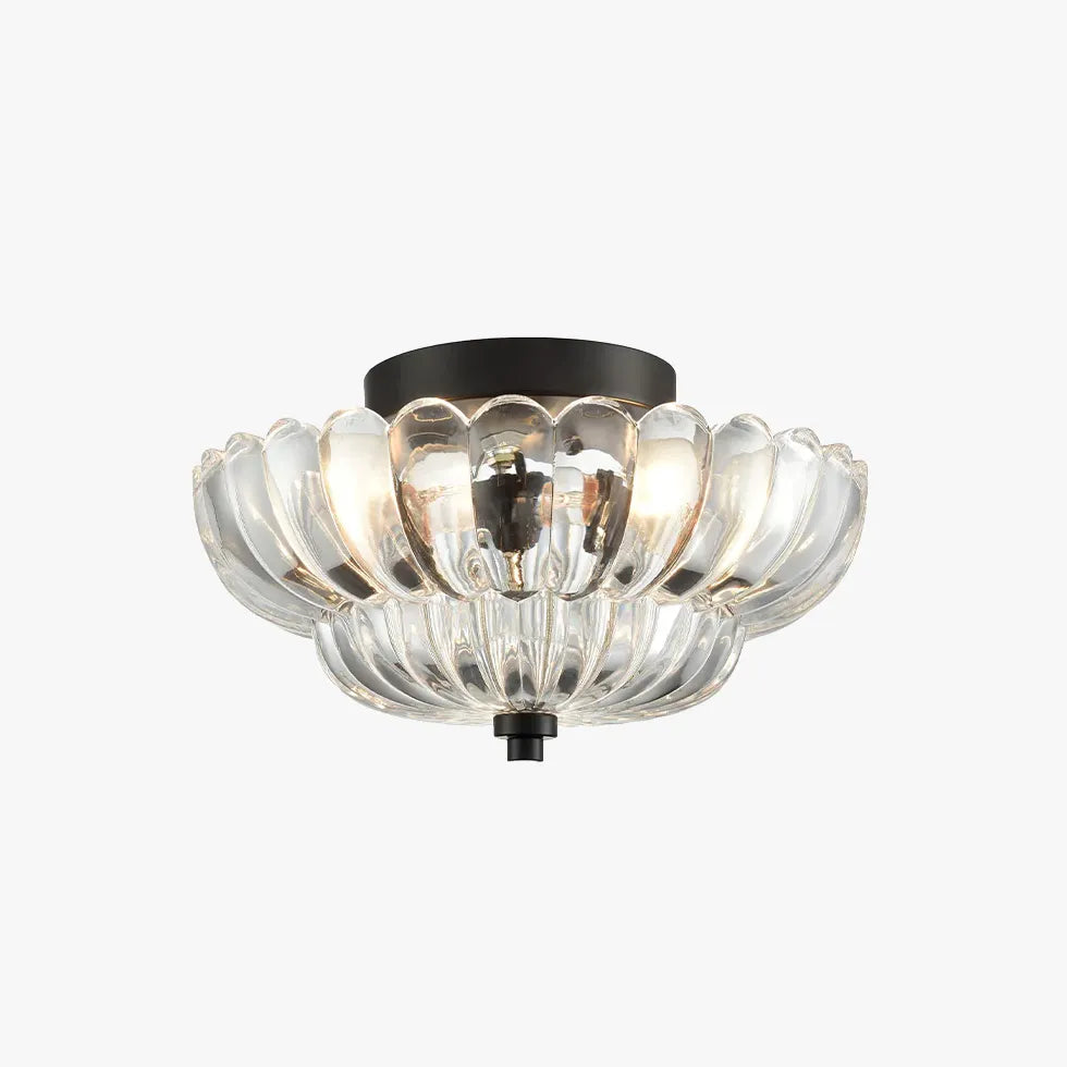 Deckenleuchte Glas flach im nordischen Luxusdesign - Clowas.de