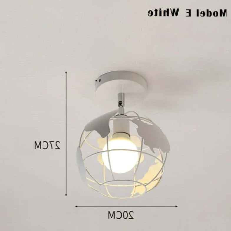 Deckenleuchte Industrial Look Metall Nordische Kreative Deckenlampe - Clowas.de