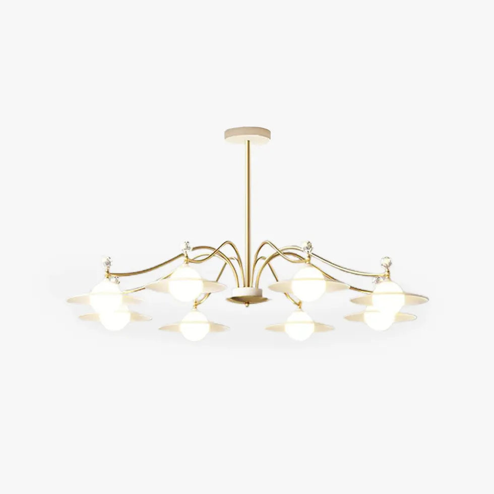 Deckenleuchte Kugel Gold modernes luxuriöses Design - Clowas.de