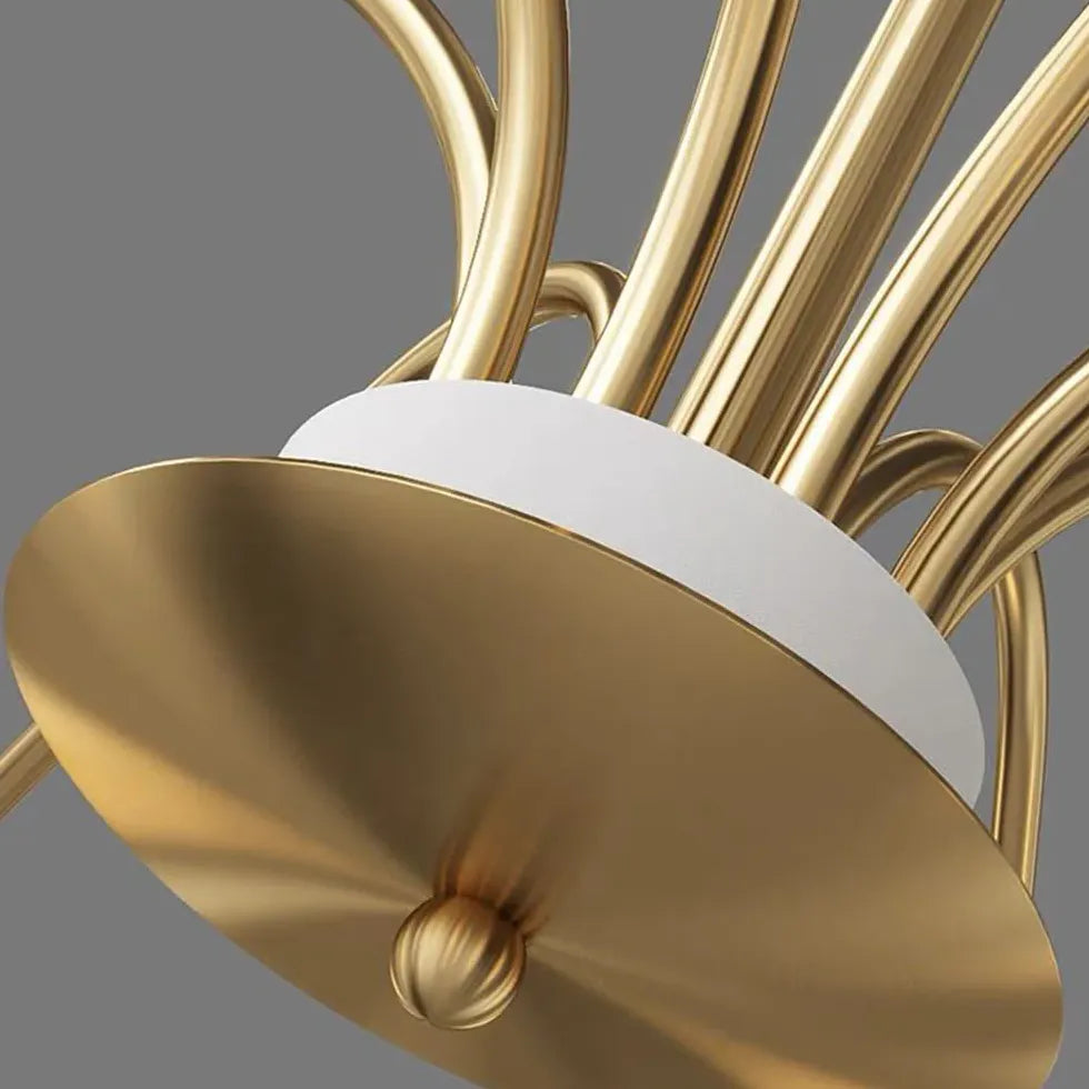 Deckenleuchte Kugel Gold modernes luxuriöses Design - Clowas.de