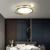 Deckenleuchte LED Schwarz Moderne Runde Deckenlampe - Clowas.de