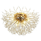 Deckenleuchte Metall modern goldene Kristall Feuerfliege - Clowas.de