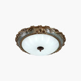 Deckenleuchte Retro Vintage rund im nostalgischen Stil - Clowas.de