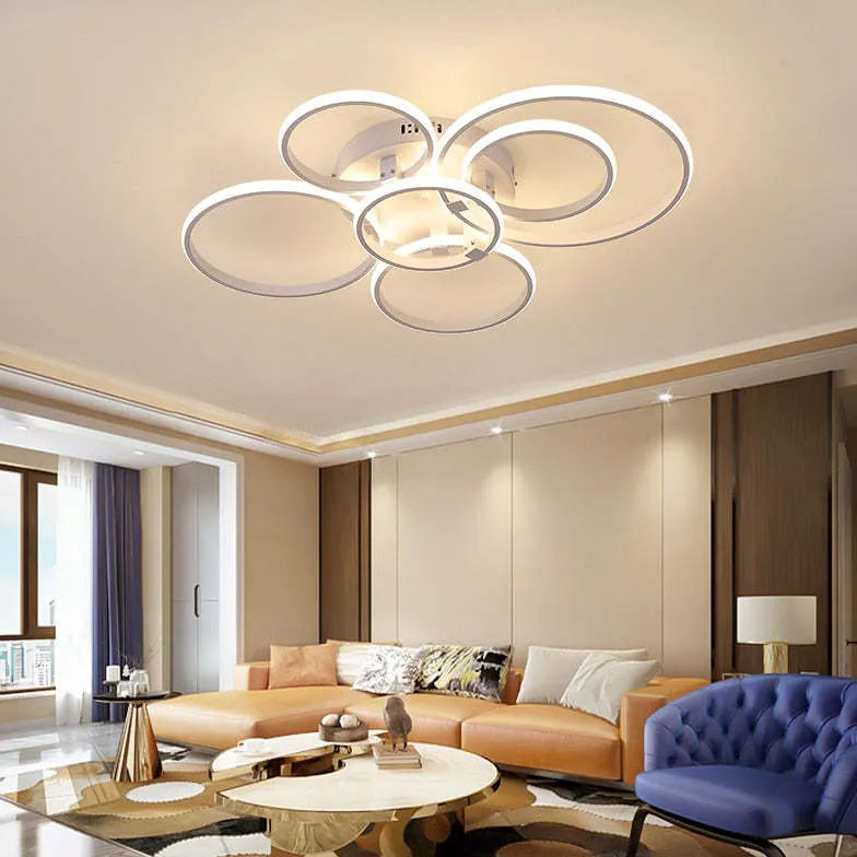 Deckenleuchte Ringe modern kreativ nordisch Design - Clowas.de