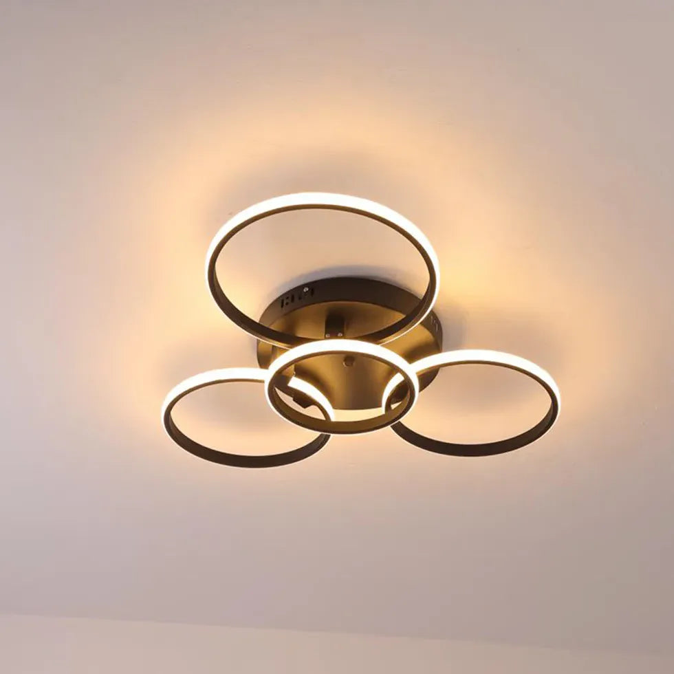 Deckenleuchte Ringe modern kreativ nordisch Design - Clowas.de