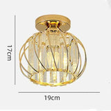 Deckenleuchte Rund Schwarz Moderne Kristall Deckenlampe - Clowas.de