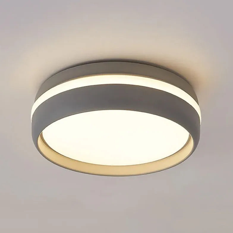 Deckenleuchte rund schwarz nordischer moderner Stil - Clowas.de