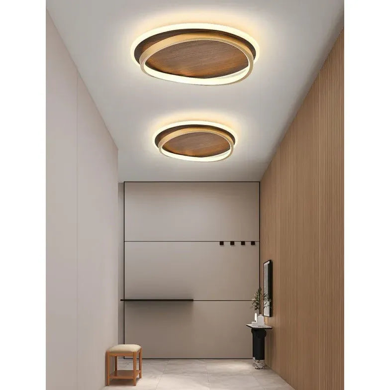 Deckenleuchte Schwarz Holz Modern Nordisch Deckenlampe - Clowas.de
