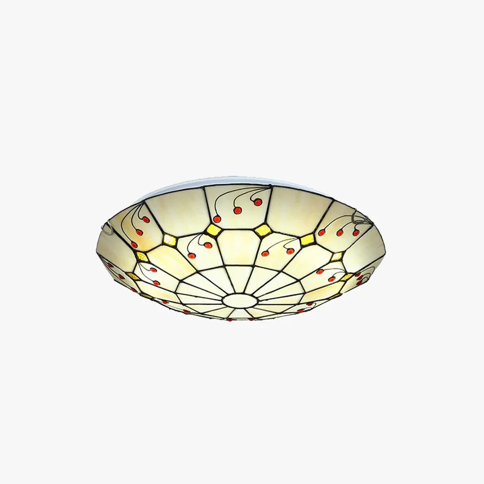 Deckenleuchte vintage glas im runden Landhausstil - Clowas.de