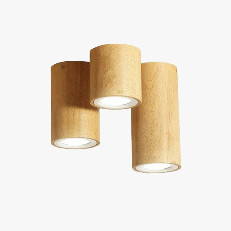 Deckenleuchten Flur Diele runde japanische Holzleuchte - Clowas.de