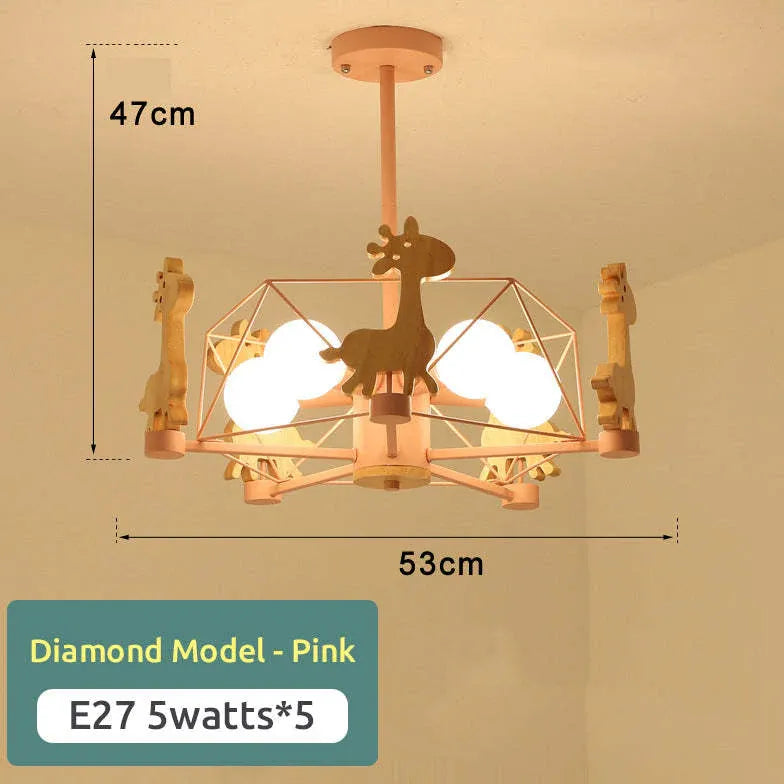 Deckenleuchten fürs Schlafzimmer nordisch Holz Cartoon - Clowas.de