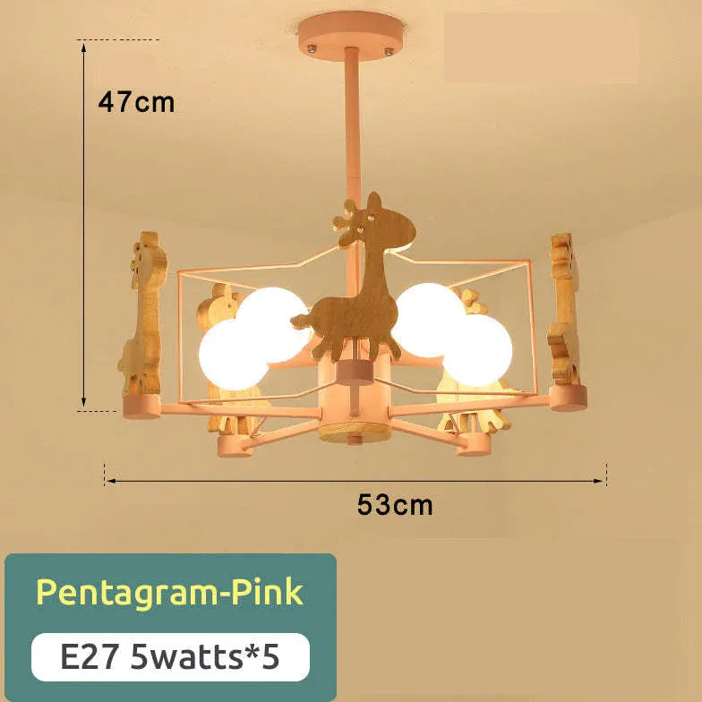 Deckenleuchten fürs Schlafzimmer nordisch Holz Cartoon - Clowas.de