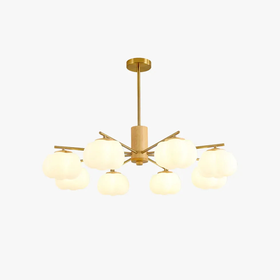 Deckenleuchten Gold im japanischen Creme-Stil für Wohnzimmer - Clowas.de