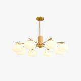 Deckenleuchten Gold im japanischen Creme-Stil für Wohnzimmer - Clowas.de