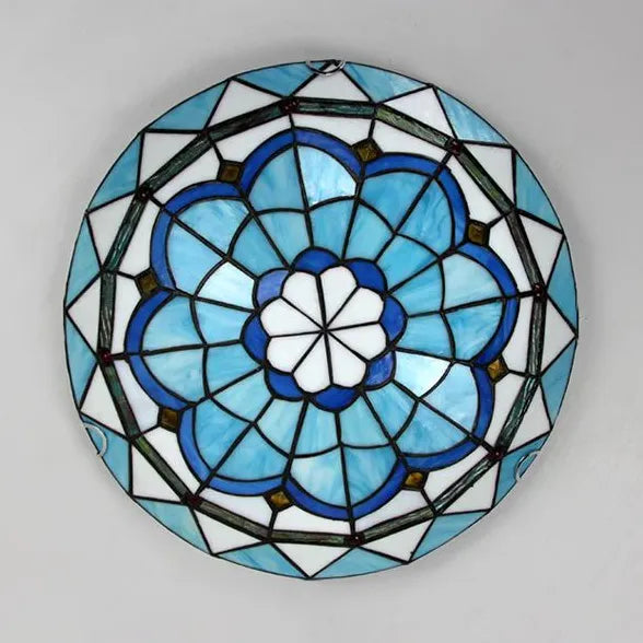 Deckenleuchten Vintage Europäisch Buntglas Retro Stil - Clowas.de