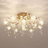 Deckenleuchten Wohnzimmer dimmbar moderne runde kristalllampe - Clowas.de