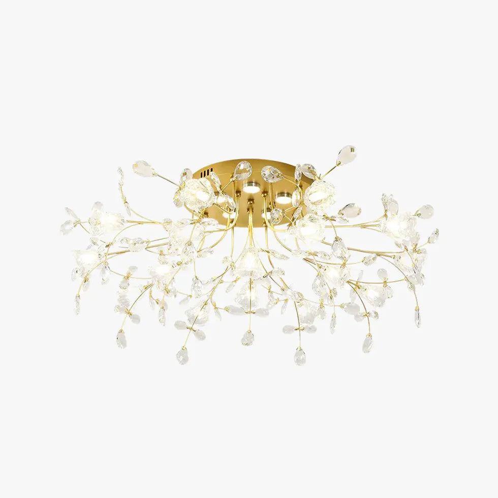 Deckenleuchten Wohnzimmer dimmbar moderne runde kristalllampe - Clowas.de