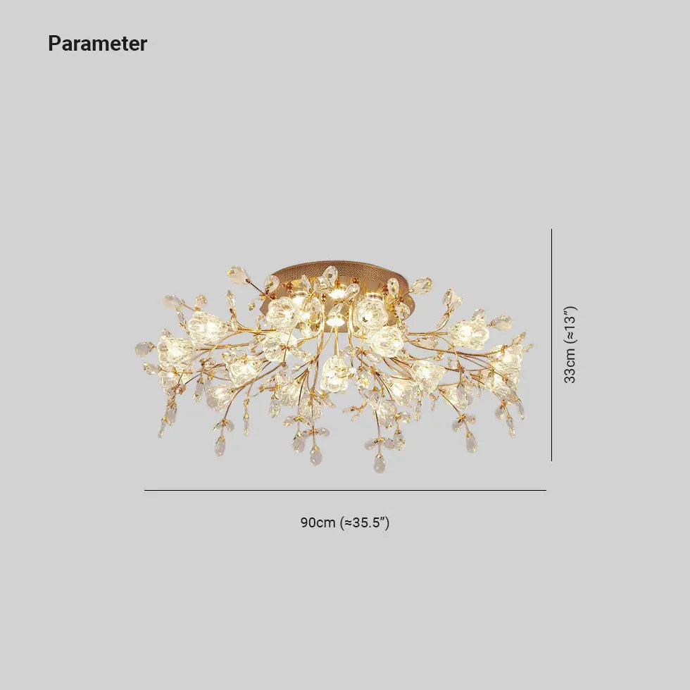 Deckenleuchten Wohnzimmer dimmbar moderne runde kristalllampe - Clowas.de