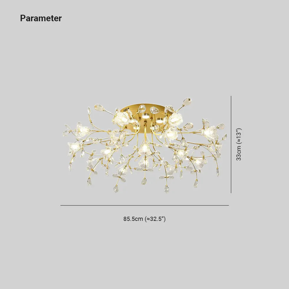 Deckenleuchten Wohnzimmer dimmbar moderne runde kristalllampe - Clowas.de