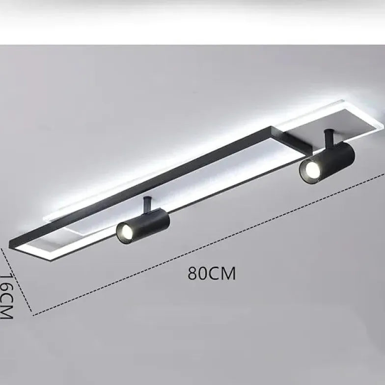 Deckenstrahler rund LED Lang Rechteckig für Garderobe - Clowas.de