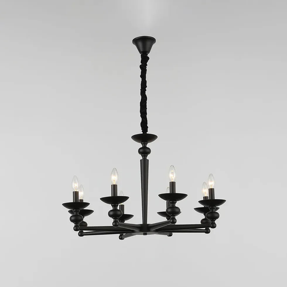 Design Deckenleuchte Schwarz im Vintage-Eisenstil - Clowas.de