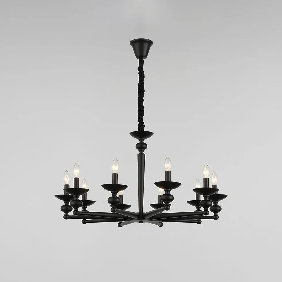 Design Deckenleuchte Schwarz im Vintage-Eisenstil - Clowas.de
