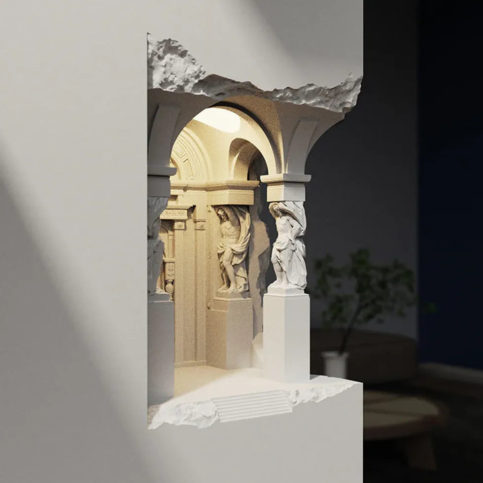 Design Wandleuchte innen modernes und schlichtes rundes Design - Clowas.de