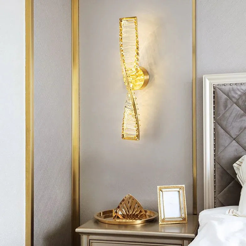 Design Wandleuchten Wohnzimmer Schwarz Doppelspirale Eleganz - Clowas.de